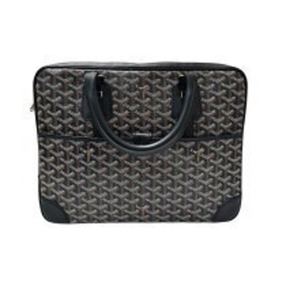 Goyard Ambassade Black Leather Handbag